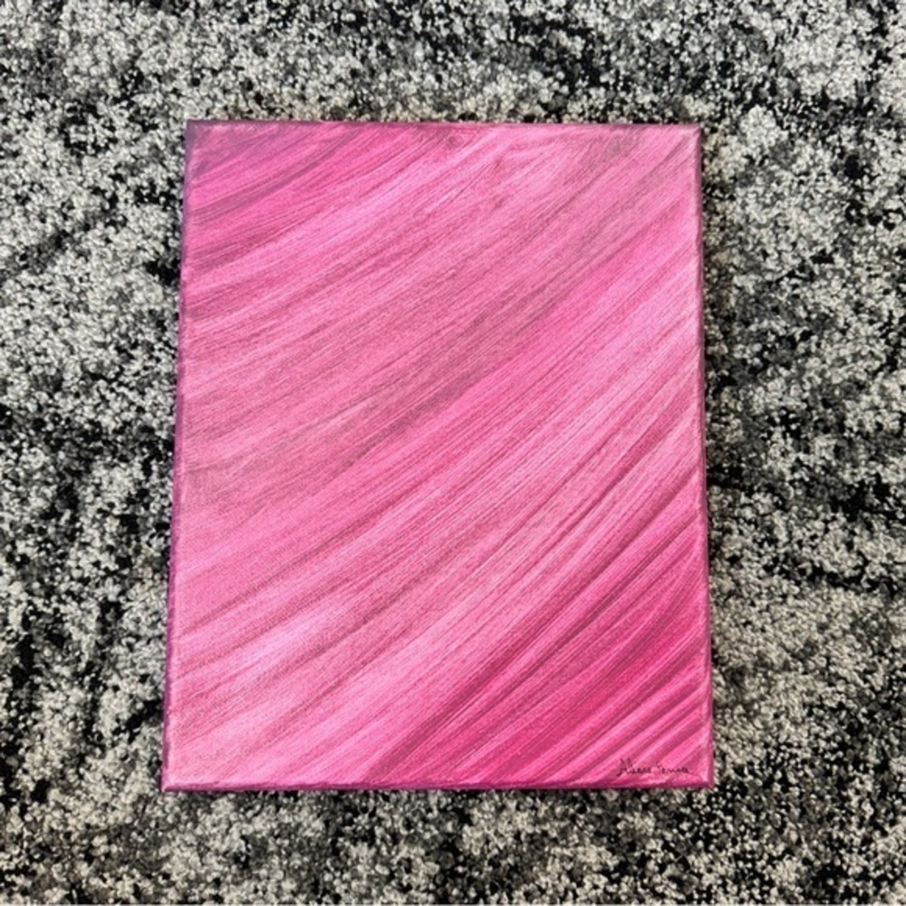 Abstract Pink Canvas Art